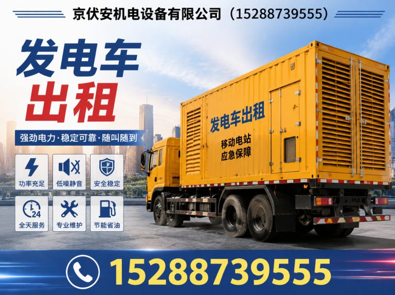 朝阳发电车出租展示图