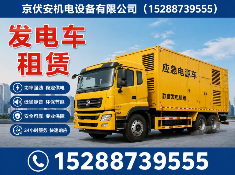 朝阳发电机出租展示图